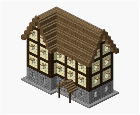 Minecraft House Layer By Layer