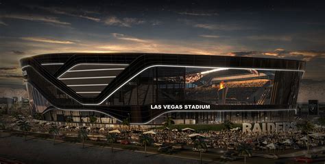 Raiders Stadium At Night Las Vegas Raiders Las Vegas Crating And