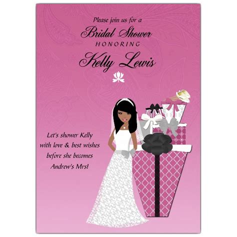 Maybe you would like to learn more about one of these? Gifts Abound African American Bridal Shower Invitations ...