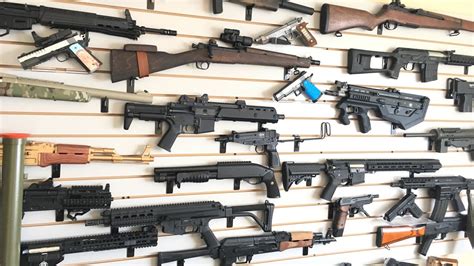 my big airsoft collection pt 1 the wall youtube