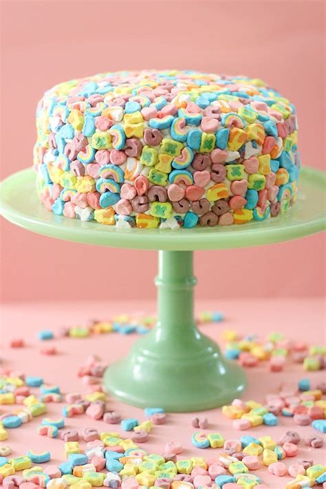 Lucky Charms Cake Its Magically Delicious Blissmakes Recipe
