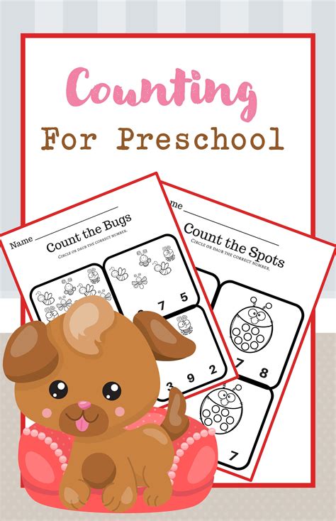 Preschool Prek Math Worksheets And Centers One To One Correspondence