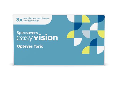 Easyvision Opteyes Toric Monthly Toric Contact Lenses Specsavers