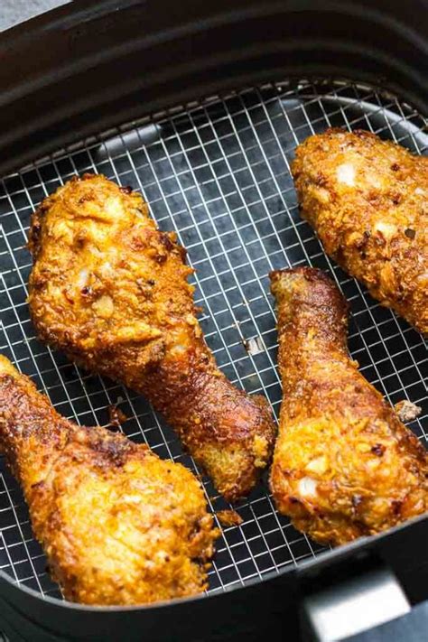 Place chicken in air fryer basket allowing for air circulation. how long do you fry chicken drumsticks in a deep fryer