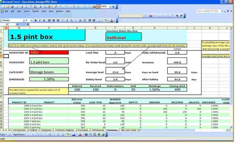 Inventory Management Excel Formulas Excels Download With Excel