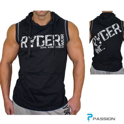 Áo ba lỗ có mũ ryder Đẹp cho gymer a210 gym passion chuyên quần áo tập gym nam nữ