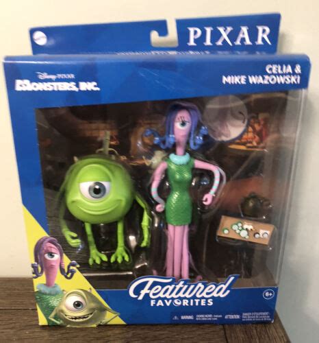 disney pixar monsters inc featured favorites celia mae and mike wazowski figures 194735033362 ebay