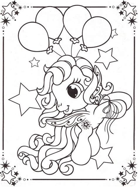 » coloring pages » horse » pony horse. My Little Pony Balloon Coloring Page - My Little Pony Coloring Pages