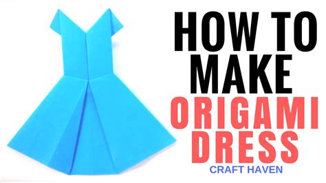 How To Make Origami Dress Easy Tutorial For Beginners Paper Dress
