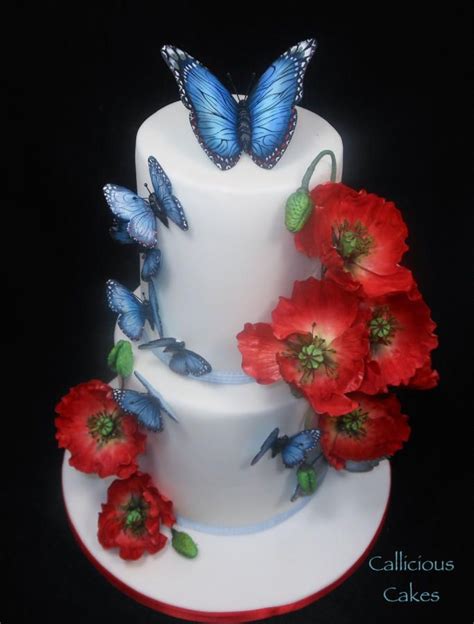 Poppies And Butterflies Summer Cake Just Made It To Daily Top 3