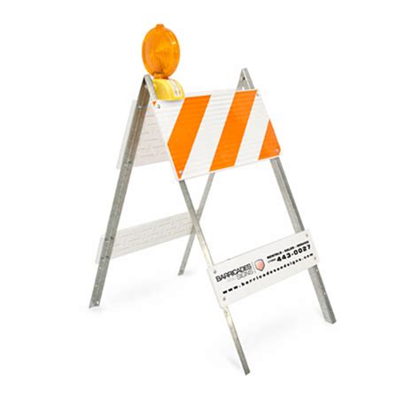 Type 1 Barricade Barricades And Signs Traffic Sign Supply Canada