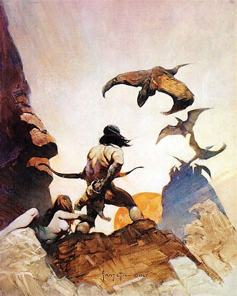 Sold Price Poster By Frank Frazetta Conan The Barbarian June 6