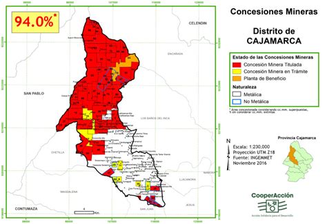 Cajamarca Titulares De Concesiones Noviembre 2016 Cooperacción