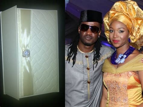 Naija Wink Check Out Paul Okoye And Anita Isamas Wedding Inv Happy Married Life Teal And