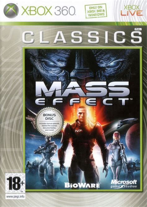 Mass Effect 2007 Xbox 360 Box Cover Art Mobygames