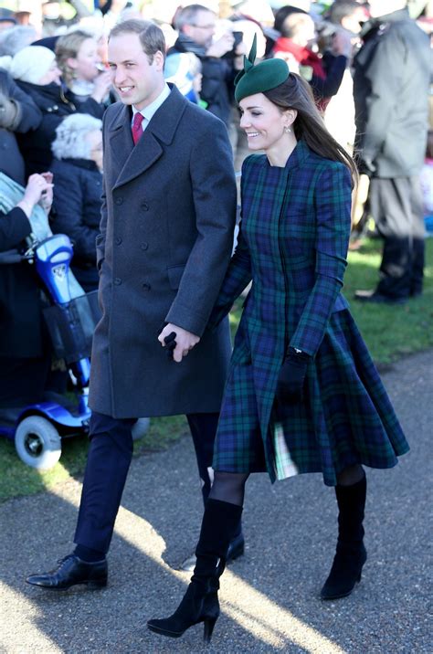 Kate Middletons Christmas Day Outfit Alexander Mcqueen Tartan Glamour