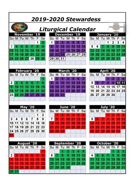 The calendars of the evangelical lutheran church in america (elca) and the evangelical lutheran church in canada (elcic). Umc Parament Colors 2020 | Printable Calendar Template 2020