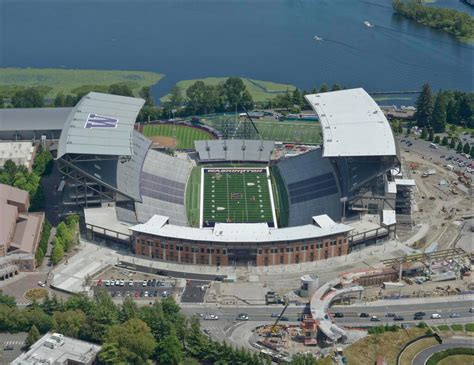 With commitment to our goals and appreciation for the opportunity, we accept the responsibility to develop. Washington Huskies football stadium renovations finished