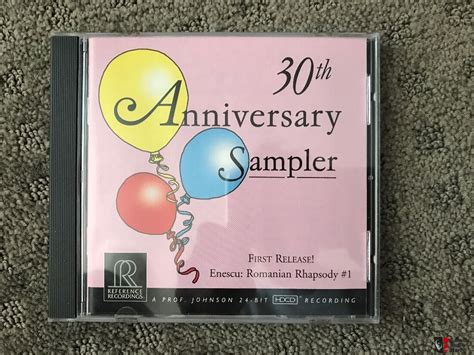 Reference Recordings 30th Anniversary Sampler Hdcd For Sale Canuck