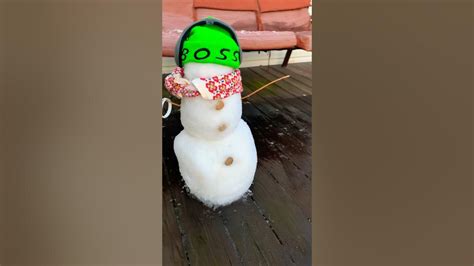 Frosty Fiasco In Ohio Snowman Seeks Extreme Measures To Beat The Chill ⛄️ Funny Snowman