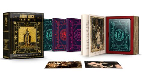John Wick Stash Book Collection Steelbook Available On 4k Ultra Hd