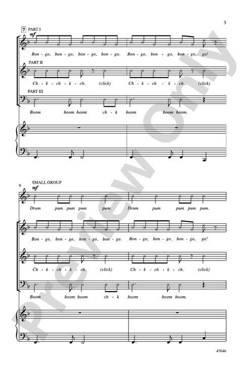 Bang The Drum All Day Sab Choral Octavo Todd Rundgren Digital Sheet Music Download