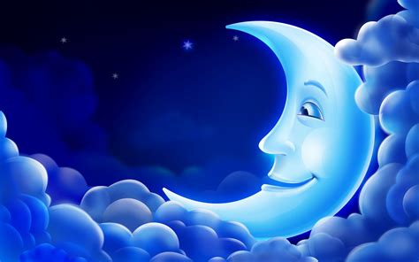 3d Blue Animated Moon Free Ppt Backgrounds For Your Powerpoint Templates