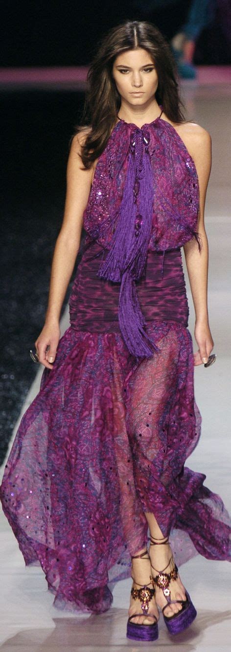 Emanuel Ungaro Purple Fashion Couture Gowns Fashion
