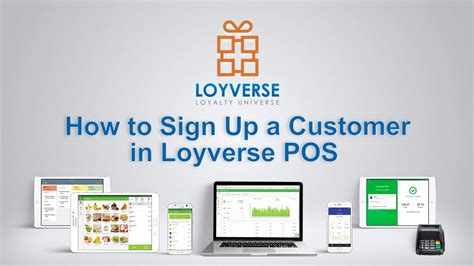 How To Sign Up A Customer In Loyverse Pos Youtube