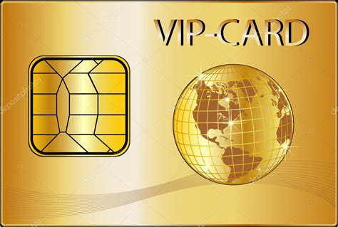 Replacement vip cards are $15, payable to the wvga. VIP Card with a golden Globe — Stock Photo © pdesign #2946288
