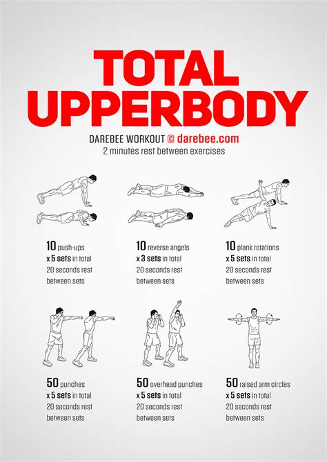 Best Upper Body Workout Without Weights Off 66