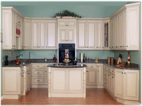 From color to cost and everything in between, we are breaking down everything. Great Space Designs Paint Antique White Cabinets Blue Wall ...