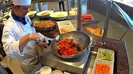 Chicken stir-fry Norwegian Cruise buffet | Sony camera - YouTube
