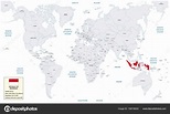 Indonesia Mapa Mundi | Mapa