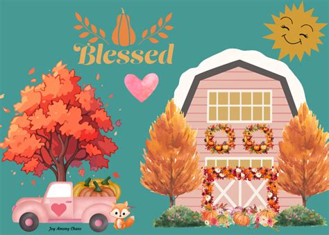 Autumn Blessings Digital Art Or Card