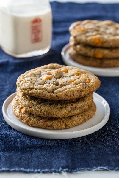 Pumpkin Spice Toffee Cookies Savory Apple Recipes Delicious Cookie