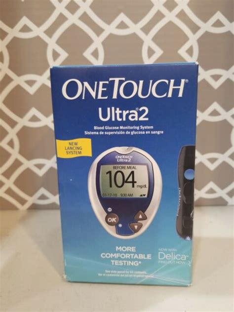 One Touch Ultra 2blood Glucose Metermonitoring Systemnew In Boxexp