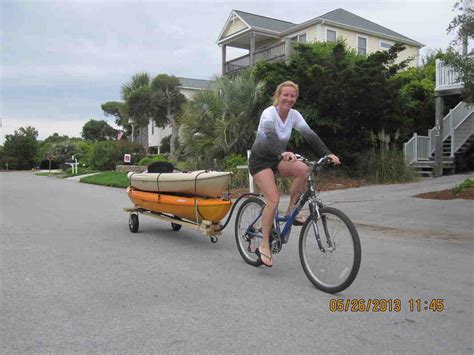 Diy bike trailer hitch coupling. Bike Kayak Trailer: 6 Steps (with Pictures)