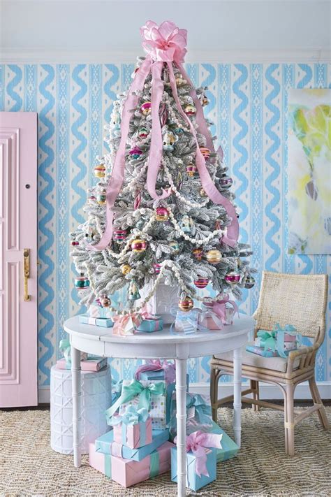 Our Best Christmas Tree Ideas For Small Spaces Pink Christmas Pink