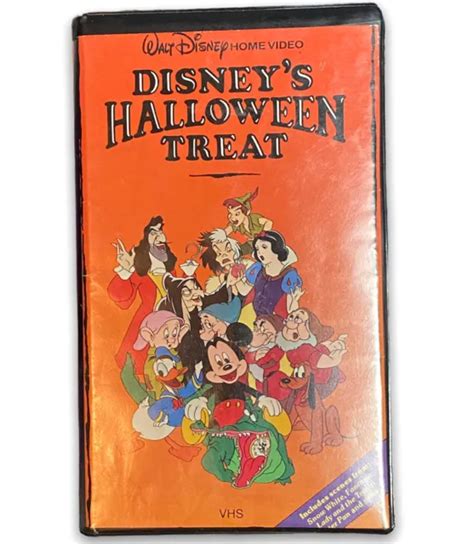 Walt Disney Halloween Treat 1982 Vhs Tape Rare 6499 Picclick
