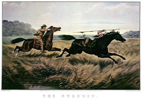 1850s The Pursuit Currier And Ives Painting By Vintage Images Pixels