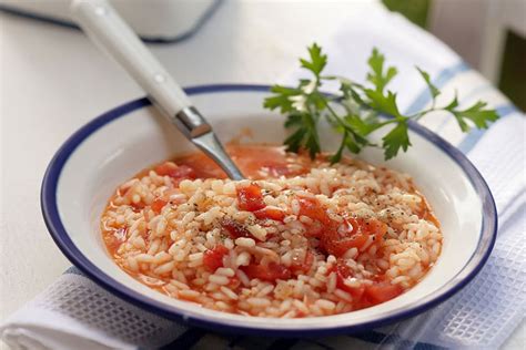Tomato Rice With A Modern Twist Mediterranean Diet Healthy Greek