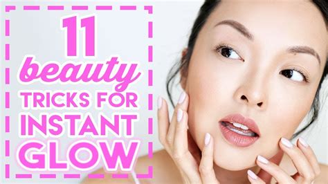 11 Beauty Tricks For Instant Glowing Skin Youtube