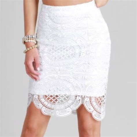 White Lace Skirt White Lace Skirt Lace Skirt Fashion Design