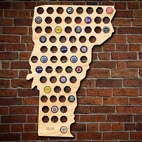 Vermont Beer Cap Map Unique Beer Ts Cap Map Beer Caps