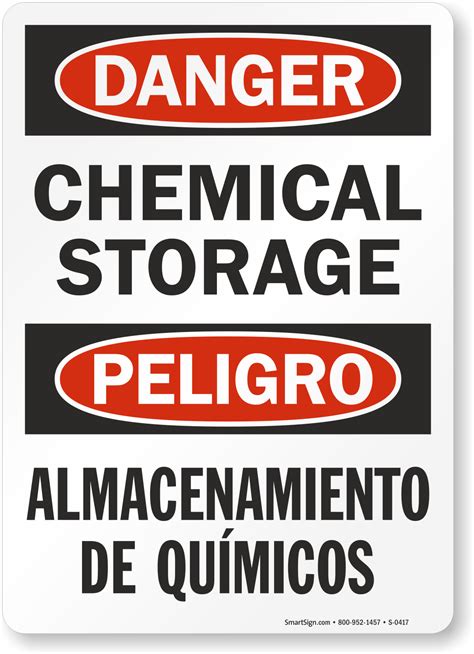 Bilingual Safety Signs English And Spanish Safety Signs