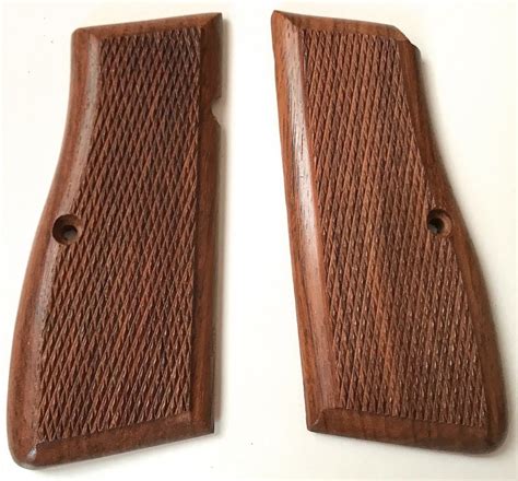 Browning 9mm High Power Wooden Pistol Grips Pair Man The Line