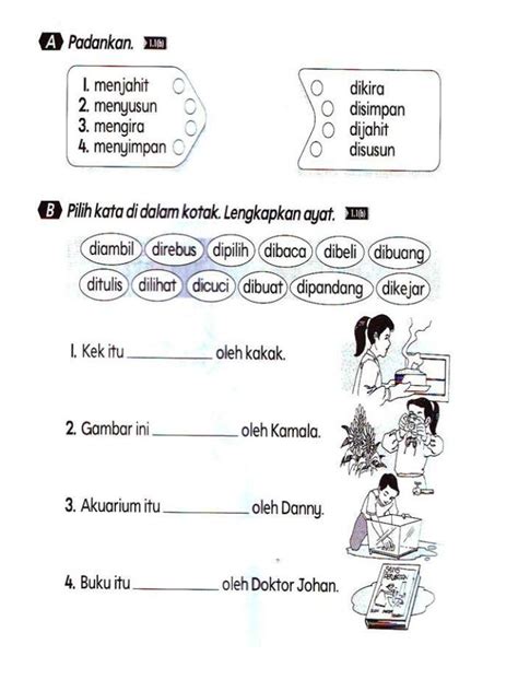 Lembaran Kerja Bahasa Melayu Tahun 2 Malay Language Preschool
