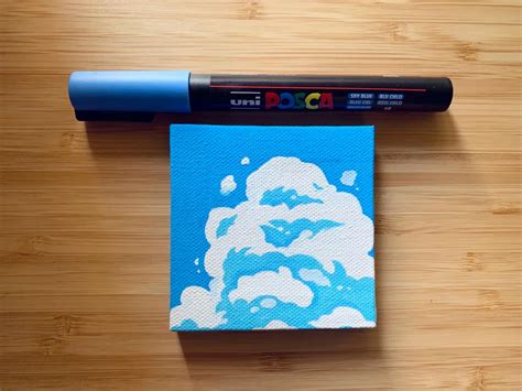 Recently Bought Posca Markers And Tested Them Out On This Mini Canvas I Really Love