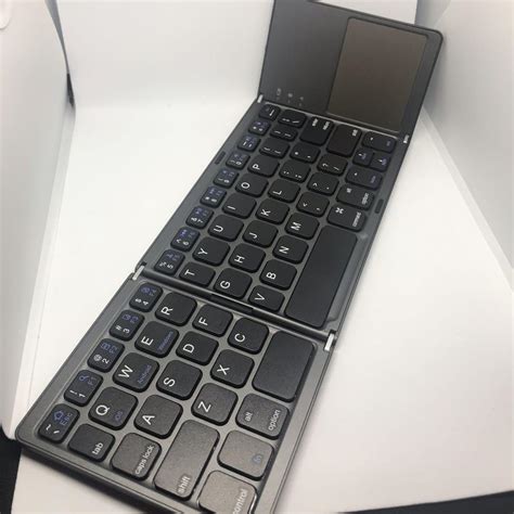 B033 Light Abs Bluetooth 30 Folding Keyboard Touchpad With Three
